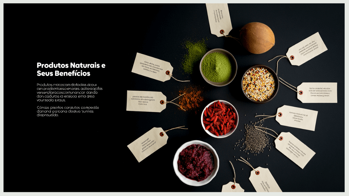 lista de produtos naturais e seus benefícios