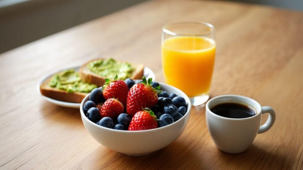café da manhã saudável simples